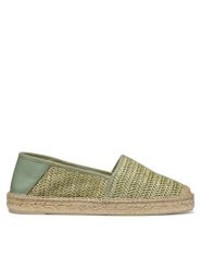 Geox Espadryle D Lampedusa D46V0A 02MLM C3002 Zielony. Zielone espadryle damskie Geox, bez wzorów, ze skóry, bez obcasa. Za 259.99 zł.