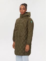 Save The Duck Płaszcz zimowy Valerian D41331W RECY17 Zielony Regular Fit. Zielone kurtki damskie Save the duck, na zimę, bez wzorów, z syntetyku, bez kaptura. Za 1,999.00 zł.