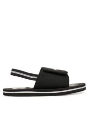 BOSS Sandały J53242 D Czarny. Czarne sandały chłopięce Boss, z syntetyku, bez zapięcia. Za 209.99 zł.