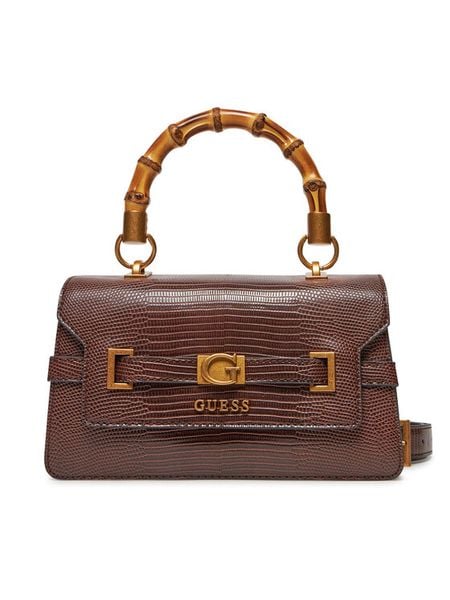 Guess Torebka HWKB95 06200 Brązowy. Brązowe torebki klasyczne damskie Guess, ze skóry, bez dodatków. Za 379.99 zł.