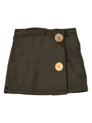 Buff Szal-koło w kolorze khaki - (D)40 x (S)28 cm rozmiar: onesize. Brązowe szaliki damskie Buff, bez wzorów, ze skóry. Za 99.80 zł.