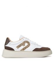 Furla Sneakersy Sport Lace-Up YI07SPT BX4080 PT 4216S Biały. Białe obuwie sportowe damskie Furla, ze skóry, bez zapięcia. Za 889.99 zł.