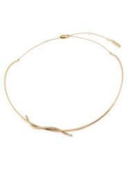 Calvin Klein Naszyjnik 35000511 Złoty. Żółte naszyjniki damskie Calvin Klein, metalowe. Za 429.99 zł.