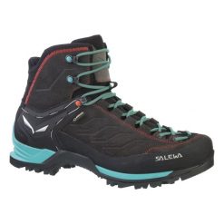 Buty Trekkingowe Damskie Salewa Mtn Trainer Mid Gtx. Zielone obuwie trekkingowe damskie Salewa, z gumy, za kostkę, bez zapięcia. Za 1,195.00 zł.