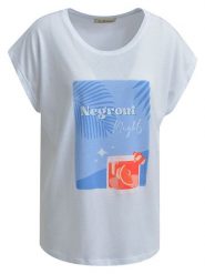 Smith & Soul Koszulka w kolorze błękitnym rozmiar: XL. Niebieskie bluzki damskie Smith & Soul, xl, bez wzorów, bez kołnierzyka, bez ramiączek. Za 78.99 zł.