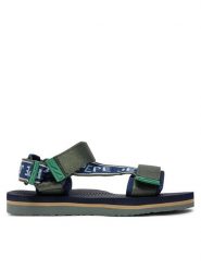 Pepe Jeans Sandały Pool One B PBS70063 Khaki. Brązowe sandały chłopięce Pepe Jeans, z jeansu, bez zapięcia. Za 129.99 zł.