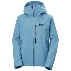 Damska kurtka wodoodporna Helly Hansen Verglas Bc. Niebieskie kurtki damskie Helly Hansen, na zimę, l, bez wzorów, bez kaptura. Za 1,612.00 zł.
