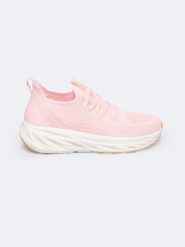 Sneakersy damskie lekkie różowe RR274A131 600. Czerwone obuwie sportowe damskie Big Star, z tkaniny, bez zapięcia. W wyprzedaży za 99.99 zł.