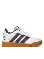 Adidas Sneakersy Disney Tensaur JQ4362 Biały. Białe buty sportowe chłopięce Adidas, ze skóry, bez zapięcia. Za 199.99 zł.