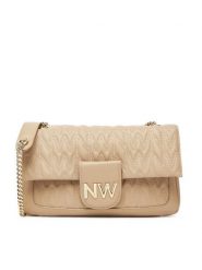 Nine West Torebka CEO-Astoria-Allure-LX10165 Beżowy. Brązowe torebki wieczorowe damskie Nine West, bez wzorów, z materiału, bez dodatków. Za 349.99 zł.