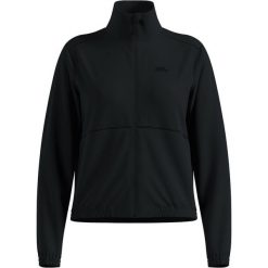 Bluza bez kaptura rozpinana Odlo Mid layer full zip CLASSIC FLEECE. Czarne bluzy damskie ODLO, xs, bez wzorów, z materiału, bez kaptura. Za 335.90 zł.