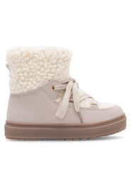 Nelli Blu Śniegowce AVO-191-406 Beżowy. Brązowe kozaki dziewczęce Nelli Blu, bez wzorów, z materiału, bez obcasa, bez zapięcia. Za 139.99 zł.