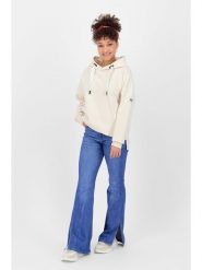 Alife and kickin Bluza "Jessica" w kolorze kremowym rozmiar: L. Brązowe bluzy damskie Alife and Kickin, l, bez wzorów, z bawełny, z kapturem. Za 123.25 zł.