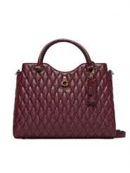 Guess Torebka Tamara HWGG23 23050 Brązowy ciemny. Brązowe kuferki damskie Guess, z aplikacjami, ze skóry, bez dodatków. Za 634.99 zł.