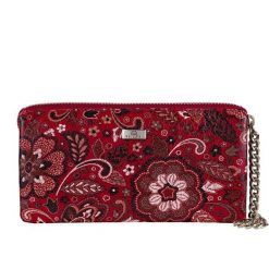 Portfel damski skórzany czerwony BajuBaj duży ręcznie szyty PD2403s167RFID. Czerwone portfele damskie bez wzorów. Za 180.50 zł.
