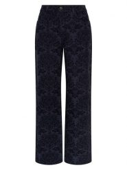MOSS COPENHAGEN Spodnie w kolorze granatowym rozmiar: L. Niebieskie spodnie materiałowe damskie Moss Copenhagen, bez wzorów, z materiału. Za 179.95 zł.