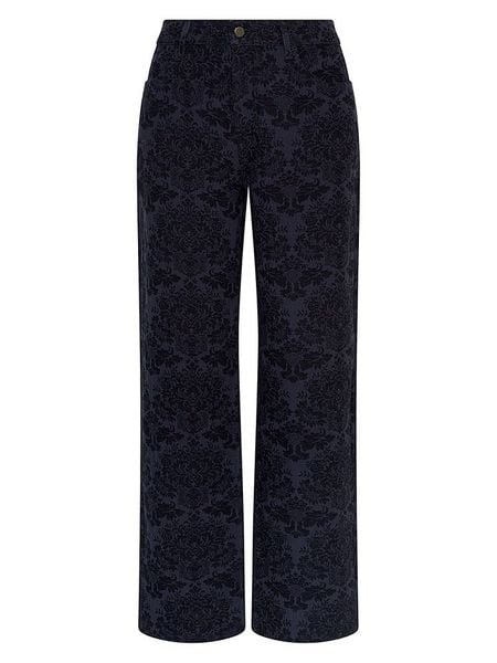 MOSS COPENHAGEN Spodnie w kolorze granatowym rozmiar: L. Niebieskie spodnie materiałowe damskie Moss Copenhagen, bez wzorów, z materiału. Za 204.95 zł.
