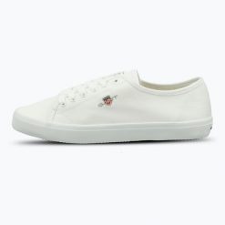 Trampki damskie GANT Pillox. Białe obuwie sportowe damskie Gant, bez wzorów, bez zapięcia. Za 189.99 zł.