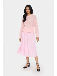 SAINT TROPEZ Sweter w kolorze jasnoróżowym rozmiar: L. Różowe swetry klasyczne damskie Saint Tropez, l, z wełny, bez kołnierzyka. Za 119.68 zł.