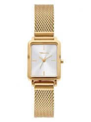 Tamaris Zegarek kwarcowy w kolorze złoto-białym rozmiar: onesize. Białe, analogowe zegarki damskie Tamaris, ze stali. Za 260.99 zł.