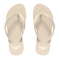 Klapki japonki damskie Speedo Flip Flop. Białe klapki damskie Speedo, bez wzorów, bez obcasa, bez zapięcia. Za 86.09 zł.