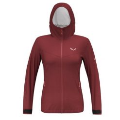 Kurtka przeciwdeszczowa damska Salewa Puez Aqua 4 PTX 2.5L Jacket. Czerwone kurtki damskie Salewa, l, bez wzorów, z materiału, bez kaptura. Za 531.20 zł.
