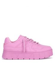 Jenny Fairy Sneakersy LZ0719-04 Różowy. Czerwone obuwie sportowe damskie Jenny Fairy, ze skóry, bez zapięcia. Za 83.99 zł.