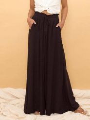 Tazga Spodnie w kolorze czarnym rozmiar: 36. Czarne spodnie materiałowe damskie Tazga, bez wzorów, z materiału. Za 162.87 zł.