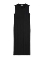 Marc O´Polo Sukienka w kolorze czarnym rozmiar: S. Czarne sukienki damskie bez wzorów, bez ramiączek. Za 171.28 zł.