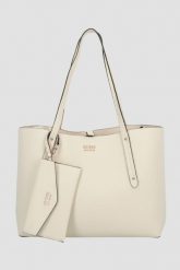 GUESS Beżowa shopperka damska 3 w 1 Brenton. Brązowe shopper bag Guess, bez dodatków. W wyprzedaży za 583.99 zł.