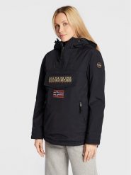 Napapijri Kurtka anorak Rainforest NP0A4GM6 Czarny Regular Fit. Czarne kurtki damskie Napapijri, xl, bez wzorów, z syntetyku, bez kaptura. Za 1,104.78 zł.