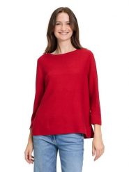 Betty Barclay Sweter w kolorze czerwonym rozmiar: 40. Czerwone swetry klasyczne damskie Betty Barclay, ze splotem, bez kołnierzyka. Za 130.99 zł.