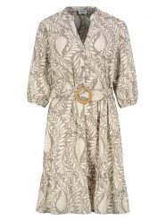 Sublevel Sukienka w kolorze beżowym rozmiar: XL. Brązowe sukienki damskie Sublevel, bez wzorów, z tkaniny, bez ramiączek. Za 82.99 zł.