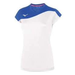 Koszulka do siatkówki damska Mizuno femme Team Authentic MYOU NS. Białe koszulki damskie Mizuno, xl, bez wzorów, bez kołnierzyka, bez ramiączek. Za 139.00 zł.