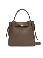 Tory Burch Torebka Romy Bucket Bag 166982 Brązowy. Brązowe torebki klasyczne damskie Tory Burch, ze skóry, bez dodatków. Za 2,129.00 zł.