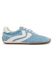Steve Madden Skórzane sneakersy w kolorze błękitnym rozmiar: 39. Niebieskie obuwie sportowe damskie Steve Madden, ze skóry, bez zapięcia. Za 188.40 zł.