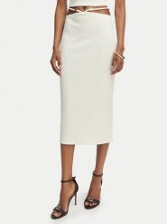 Guess Spódnica ołówkowa E6GD04 KG322 Kremowy Slim Fit. Białe spódnice damskie Guess, xl, z aplikacjami, z syntetyku. Za 239.99 zł.