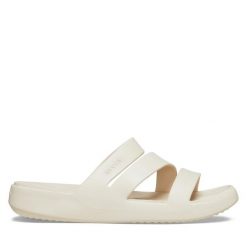 Klapki Crocs. Klapki damskie Crocs, bez wzorów, bez obcasa, bez zapięcia. Za 129.99 zł.