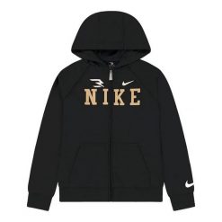 Bluza z Kapturem Collegiate Rozmiar S (128-137 CM) Czarny - 9Q1097-023. Czarne bluzy damskie Nike, l, bez wzorów, z bawełny, z kapturem. Za 325.99 zł.