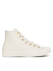 Converse Trampki Chuck Taylor All Star Gold Luxe A10709C Beżowy. Brązowe trampki damskie Converse, bez wzorów, z materiału, bez zapięcia. Za 189.99 zł.