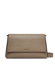 MICHAEL Michael Kors Torebka Nessa 30T5G8ZM3L Beżowy. Brązowe listonoszki damskie MICHAEL Michael Kors, bez wzorów, ze skóry, bez dodatków. Za 939.99 zł.