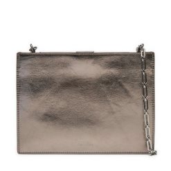 Torebka Calvin Klein. Szare torebki klasyczne damskie Calvin Klein, bez wzorów, bez dodatków. Za 309.99 zł.