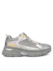 Golden Goose Sneakersy Lightstar GWF00724.F006475.70138 Srebrny. Szare obuwie sportowe damskie GOLDEN GOOSE, ze skóry, bez zapięcia. Za 2,619.00 zł.