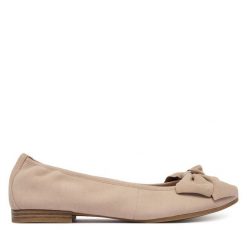 Baleriny Tamaris. Brązowe balerinki damskie Tamaris, bez wzorów. Za 299.99 zł.