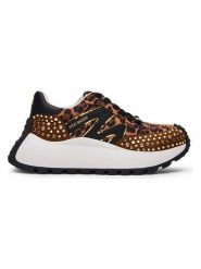 Steve Madden Sneakersy w kolorze brązowo-czarnym rozmiar: 39. Brązowe obuwie sportowe damskie Steve Madden, bez zapięcia. Za 249.76 zł.