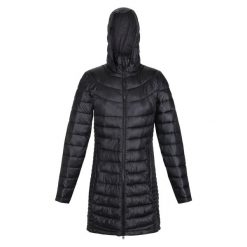 Płaszcz Ocieplany Z Kapturem Damski Andel III. Czarne płaszcze damskie Regatta, xl, bez wzorów, z materiału, z kapturem. Za 132.99 zł.