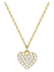 Glanzstücke München Pozłacany naszyjnik z zawieszką - dł. 40 cm rozmiar: onesize. Żółte naszyjniki damskie Glanzstücke München, z cyrkonią, pozłacane. Za 137.42 zł.