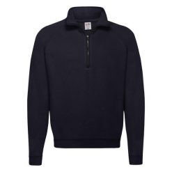 Klasyczna Bluza Rozpinana Dla Dorosłych Unisex. Niebieskie bluzy damskie Fruit of the Loom, xl, bez wzorów, z bawełny, z kapturem. Za 146.99 zł.