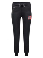 Geographical Norway Spodnie dresowe "Monbichon" w kolorze czarnym rozmiar: L. Czarne spodnie dresowe damskie Geographical Norway, l, bez wzorów, z dresówki. Za 87.81 zł.