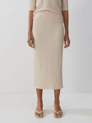 Someday Spódnica w kolorze beżowym rozmiar: 38. Brązowe spódnice damskie someday., bez wzorów, midi. Za 131.43 zł.